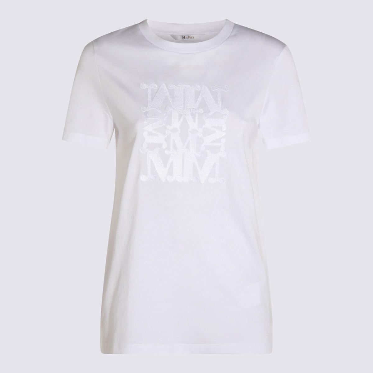 max mara white cotton bravo t-shirt