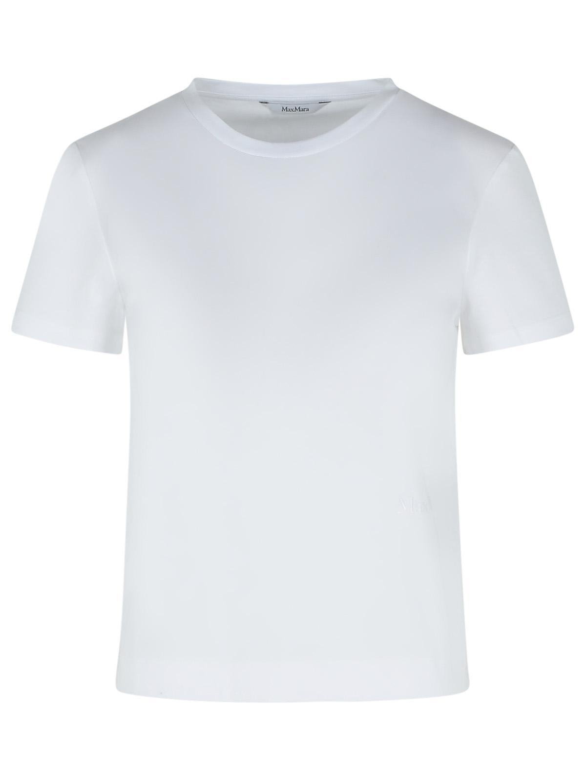 max mara white cotton t-shirt