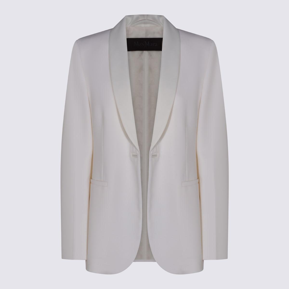 max mara white giselle blazer