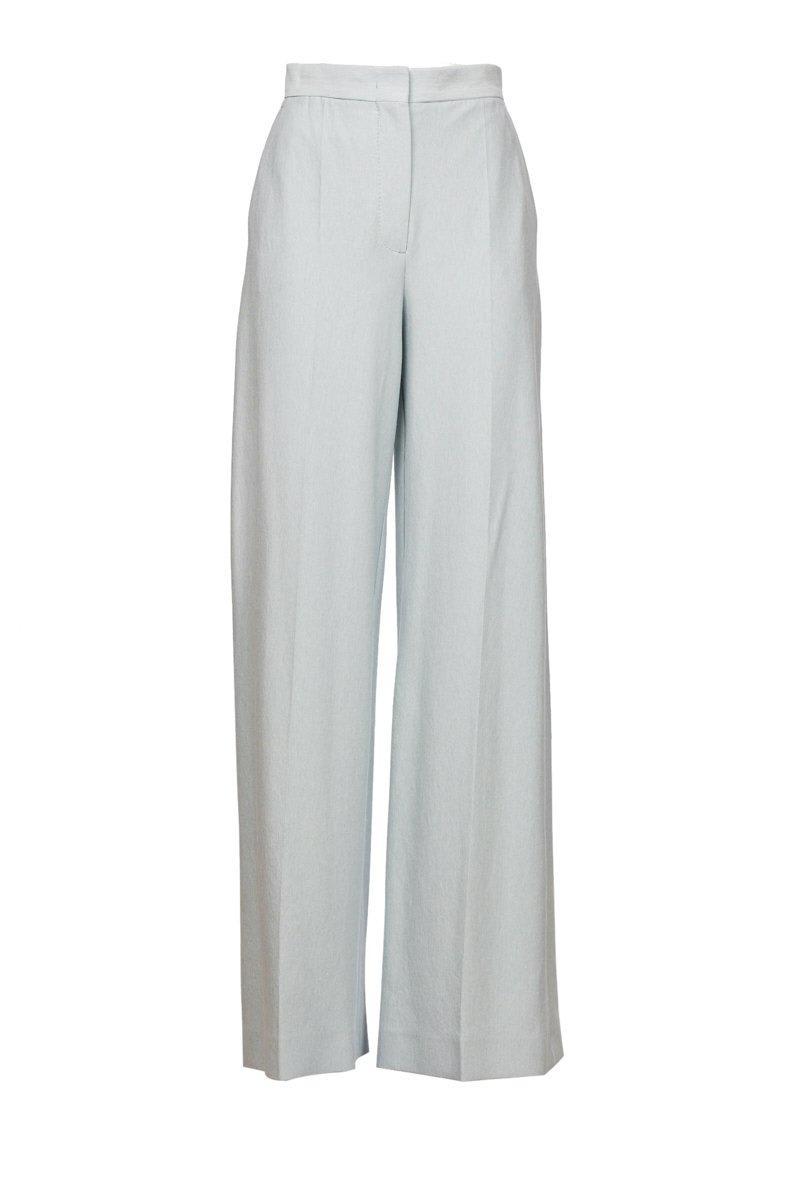 max mara wide leg jersey trousers