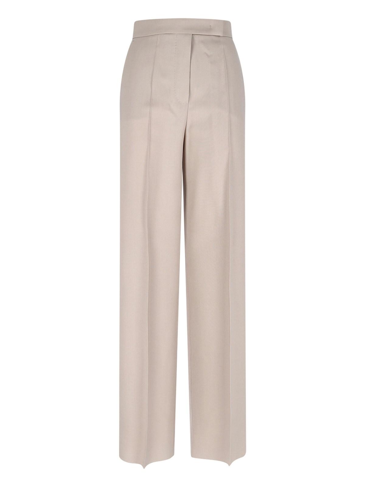 max mara wool blend tailored trousers