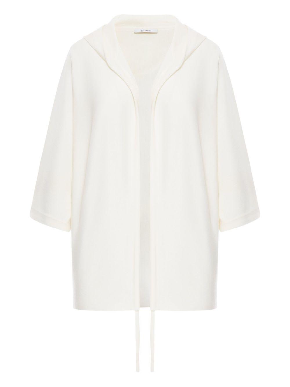 max mara wool cardigan with hood