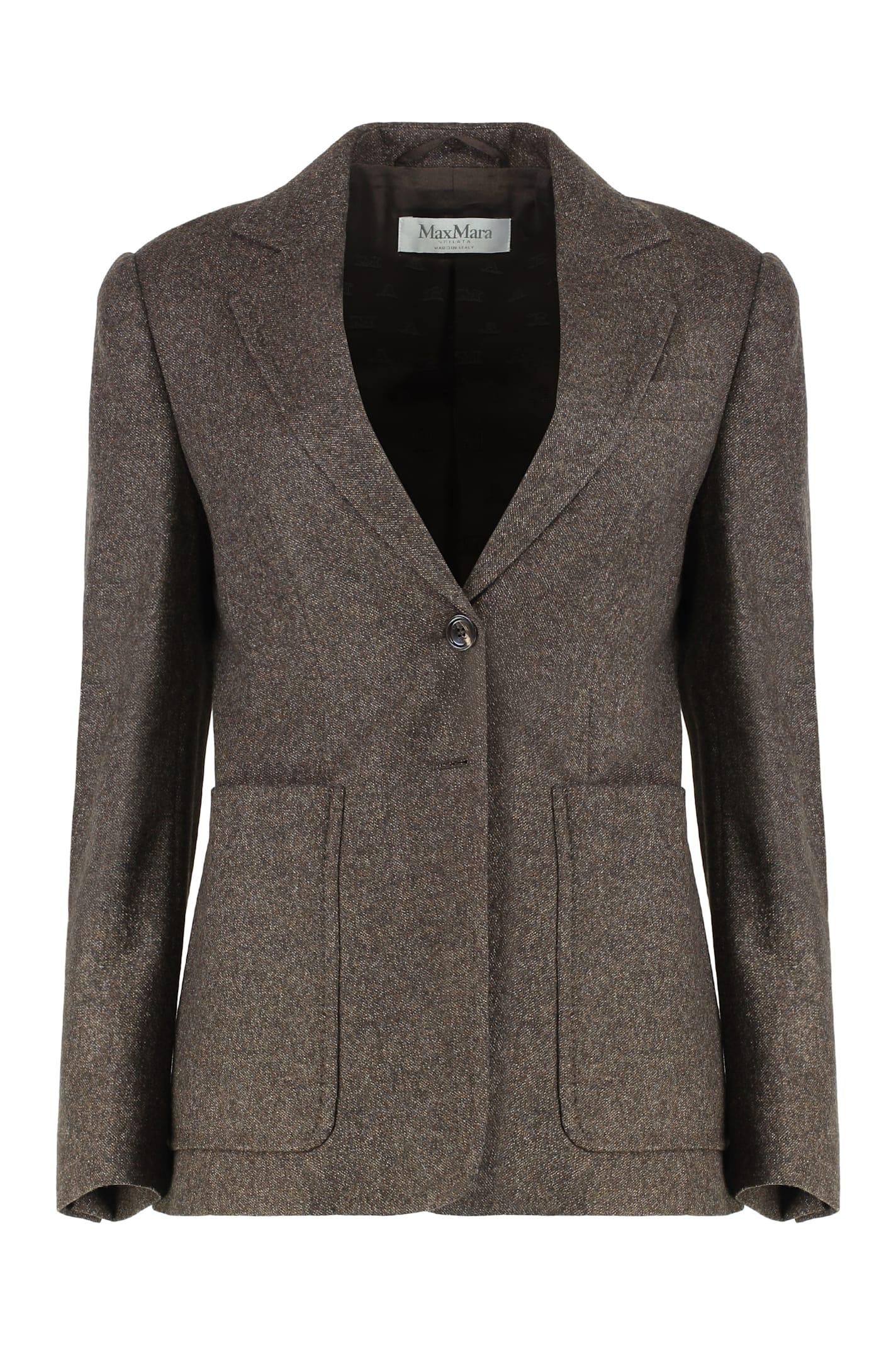 max mara wool tweed jacket