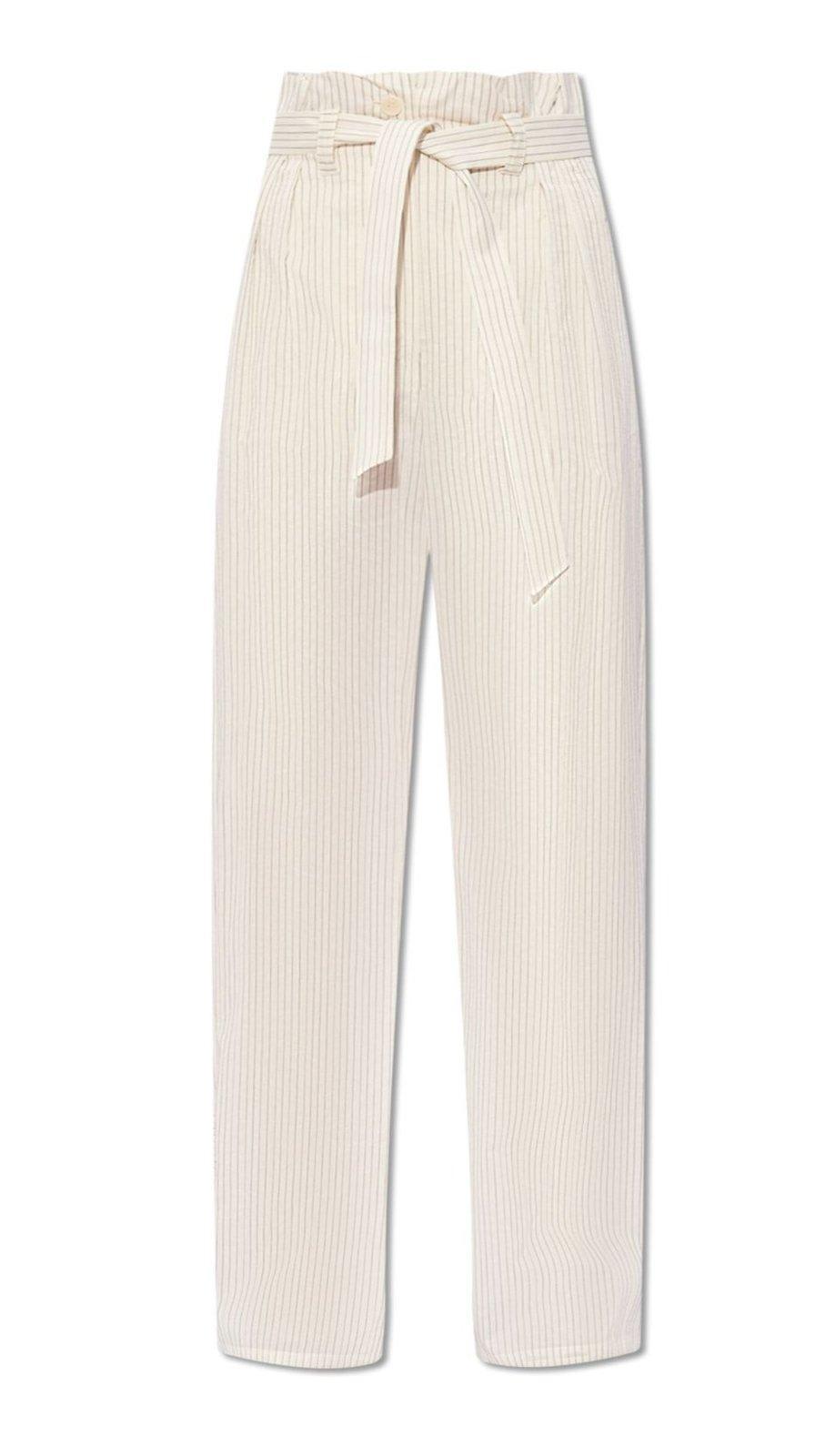 max mara xero striped straight leg trousers