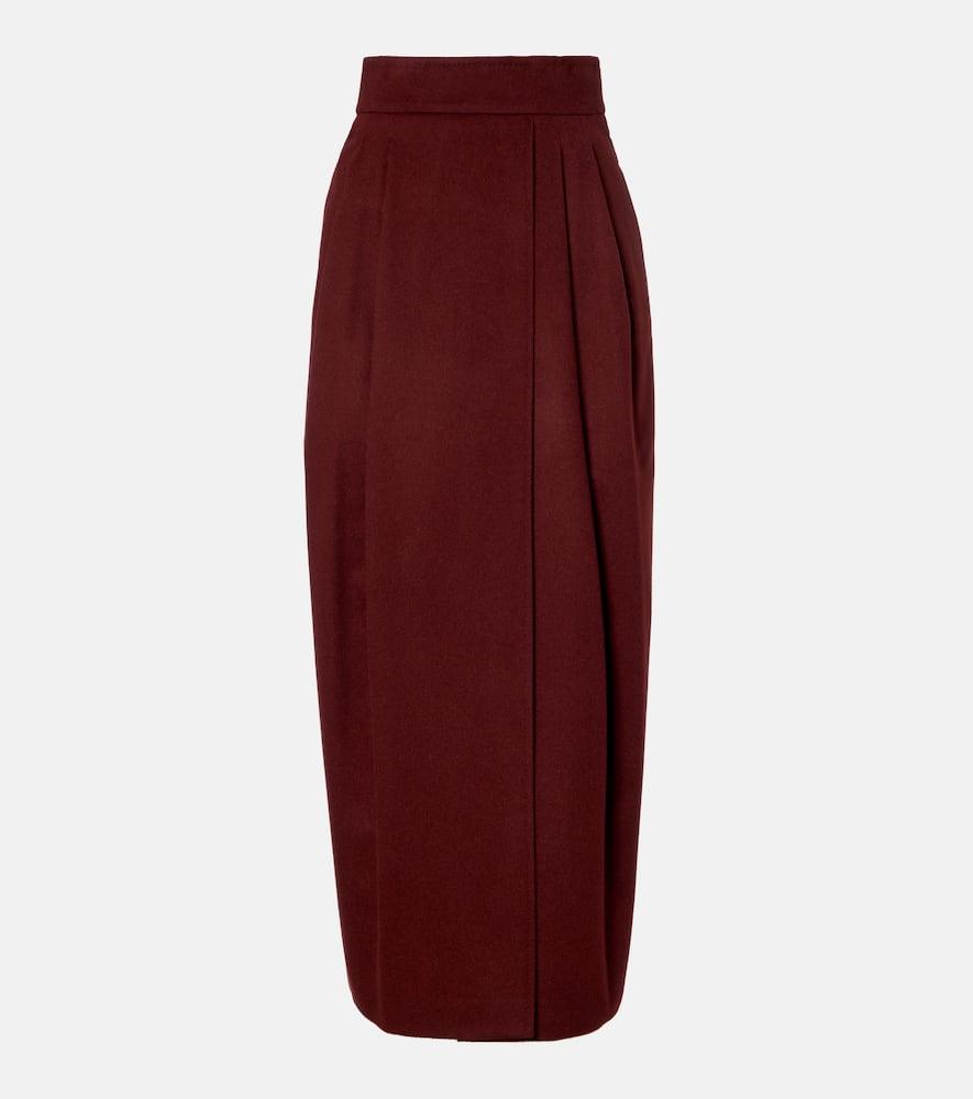 max mara zattera wool pencil skirt