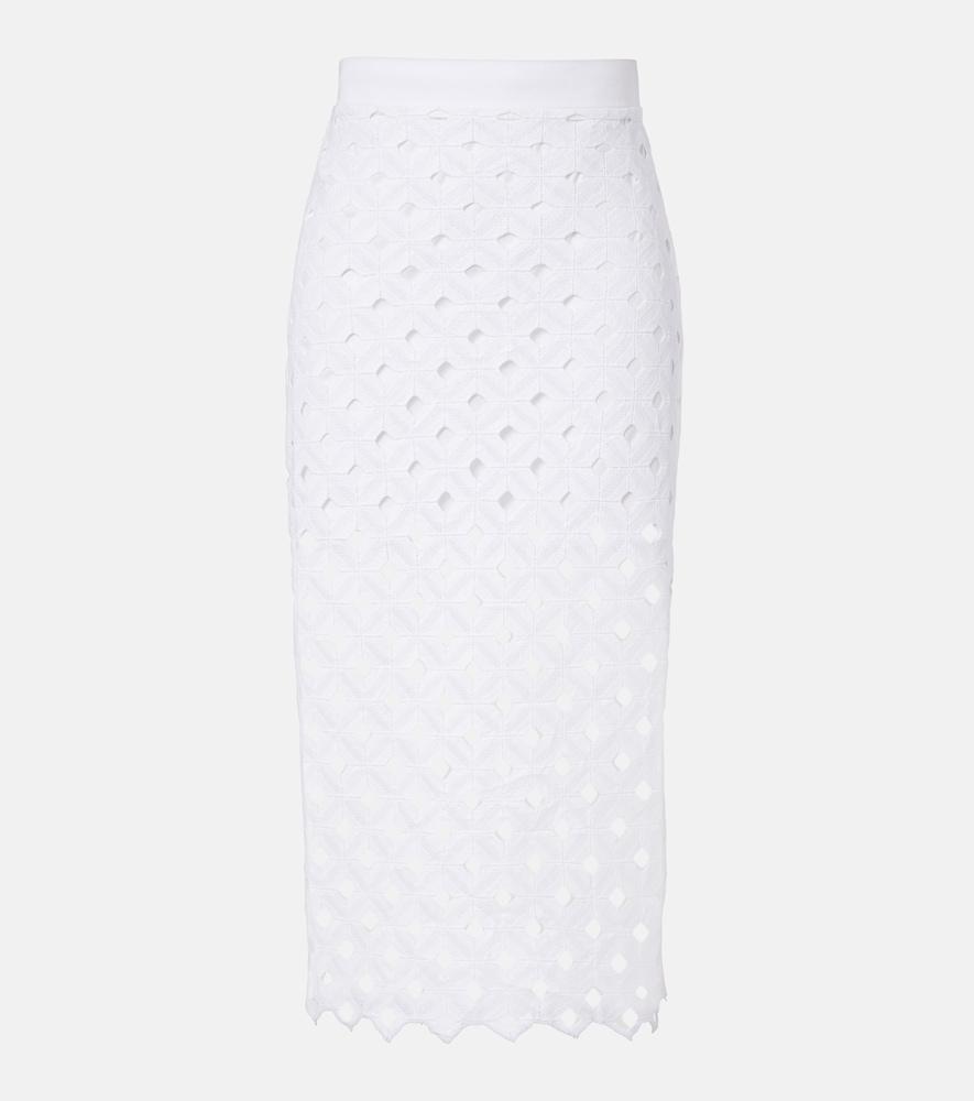 max mara zorro macramé midi skirt