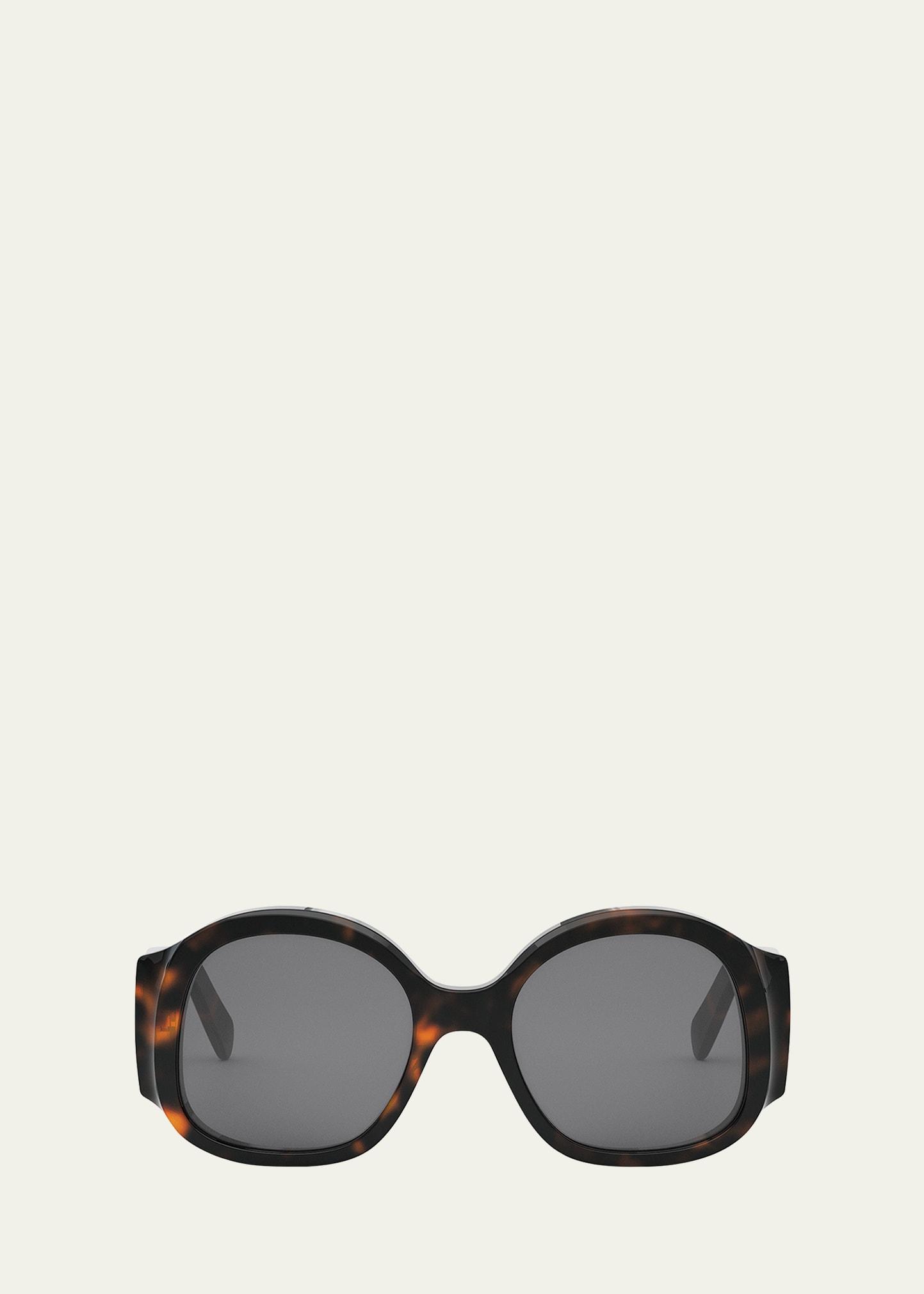 max triomphe round acetate sunglasses