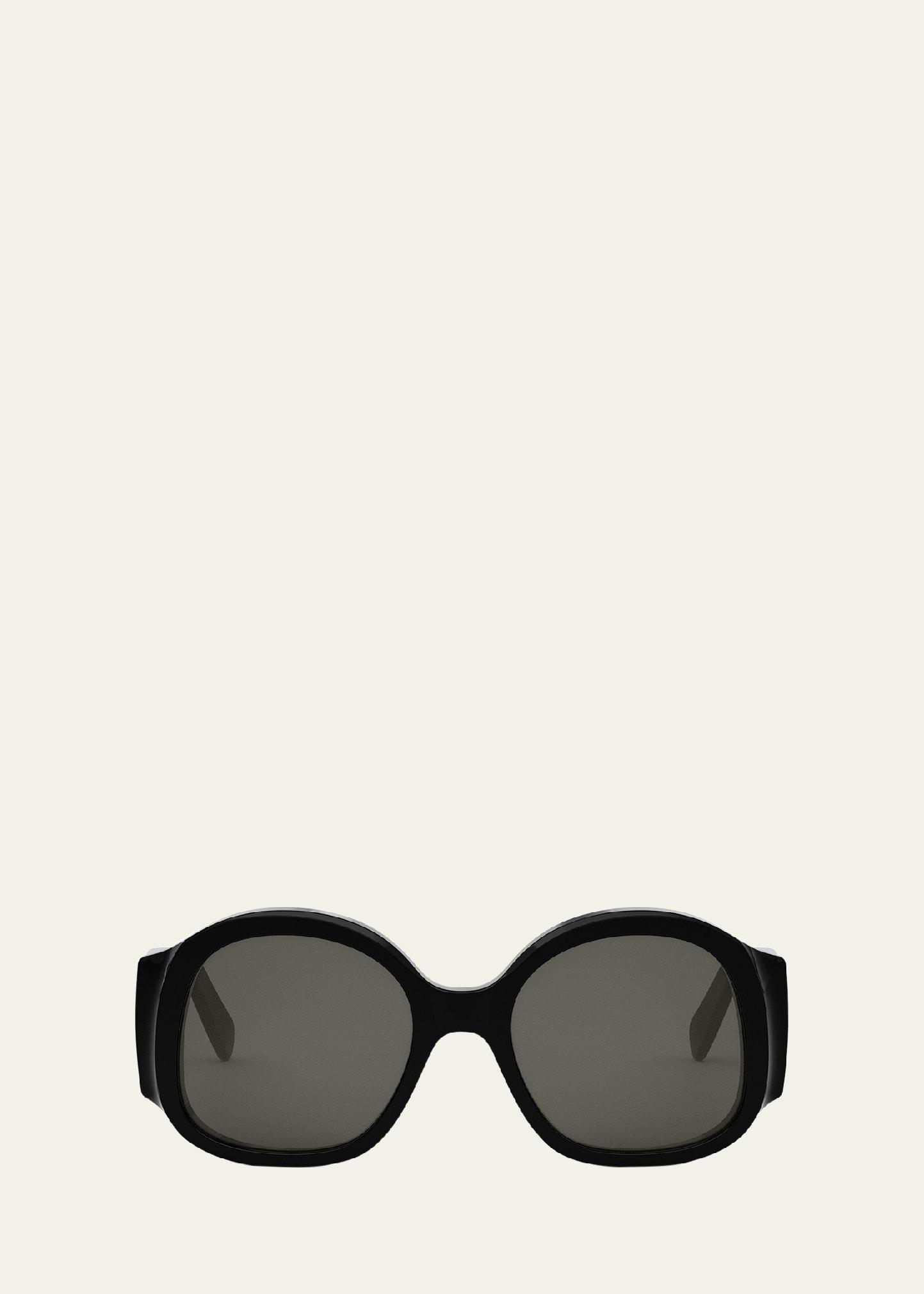 max triomphe round acetate sunglasses