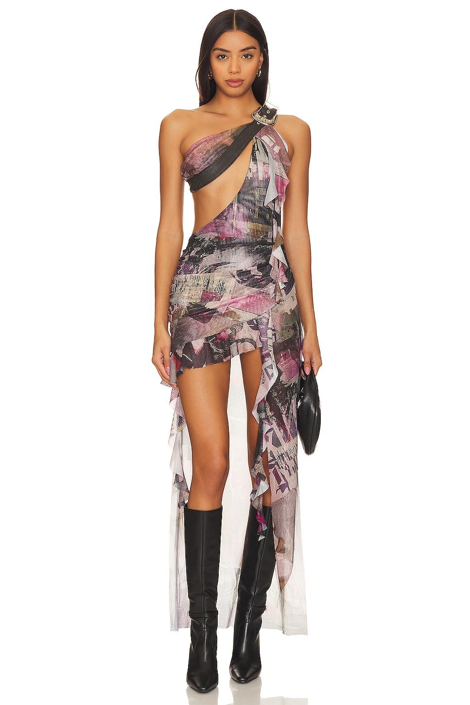 maxi dress with western belt