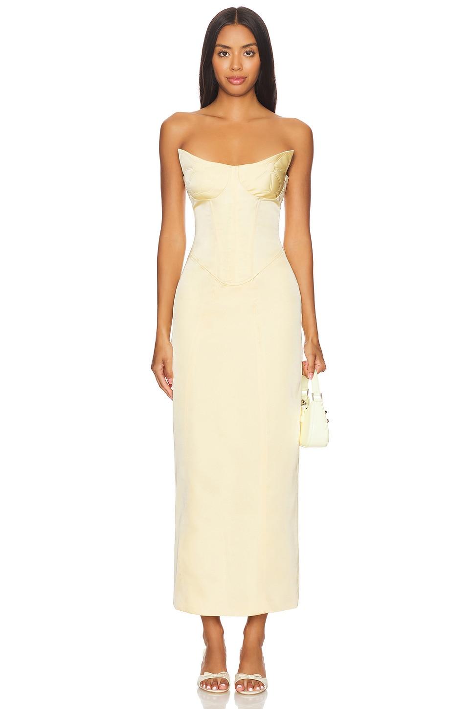 maxi satin dress