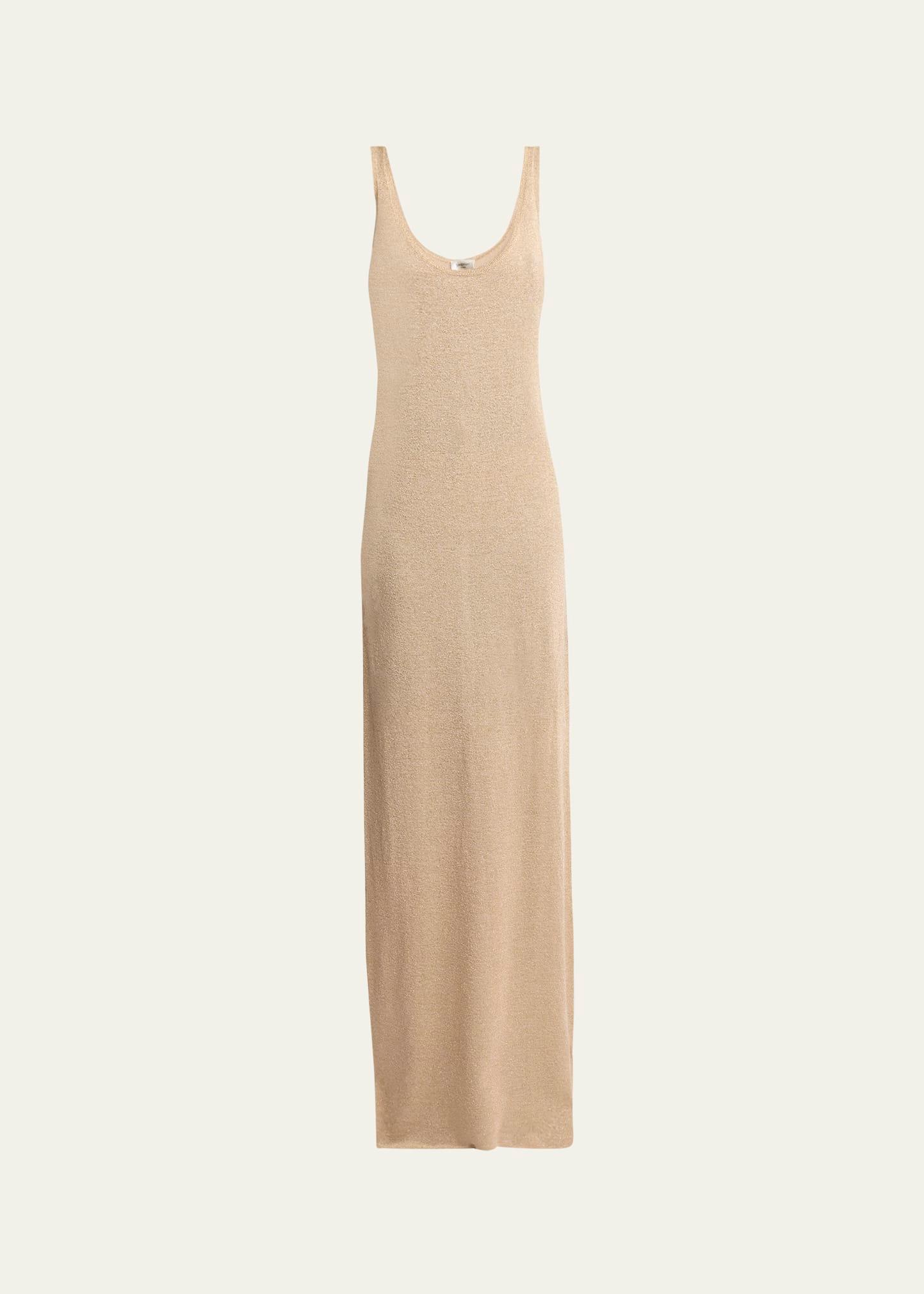 maxi scoop-neck tank dress