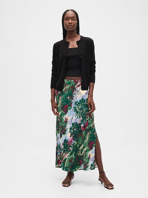 maxi slip skirt