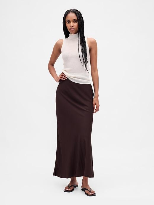 maxi slip skirt