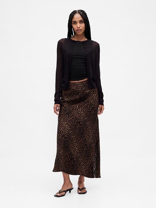 maxi slip skirt