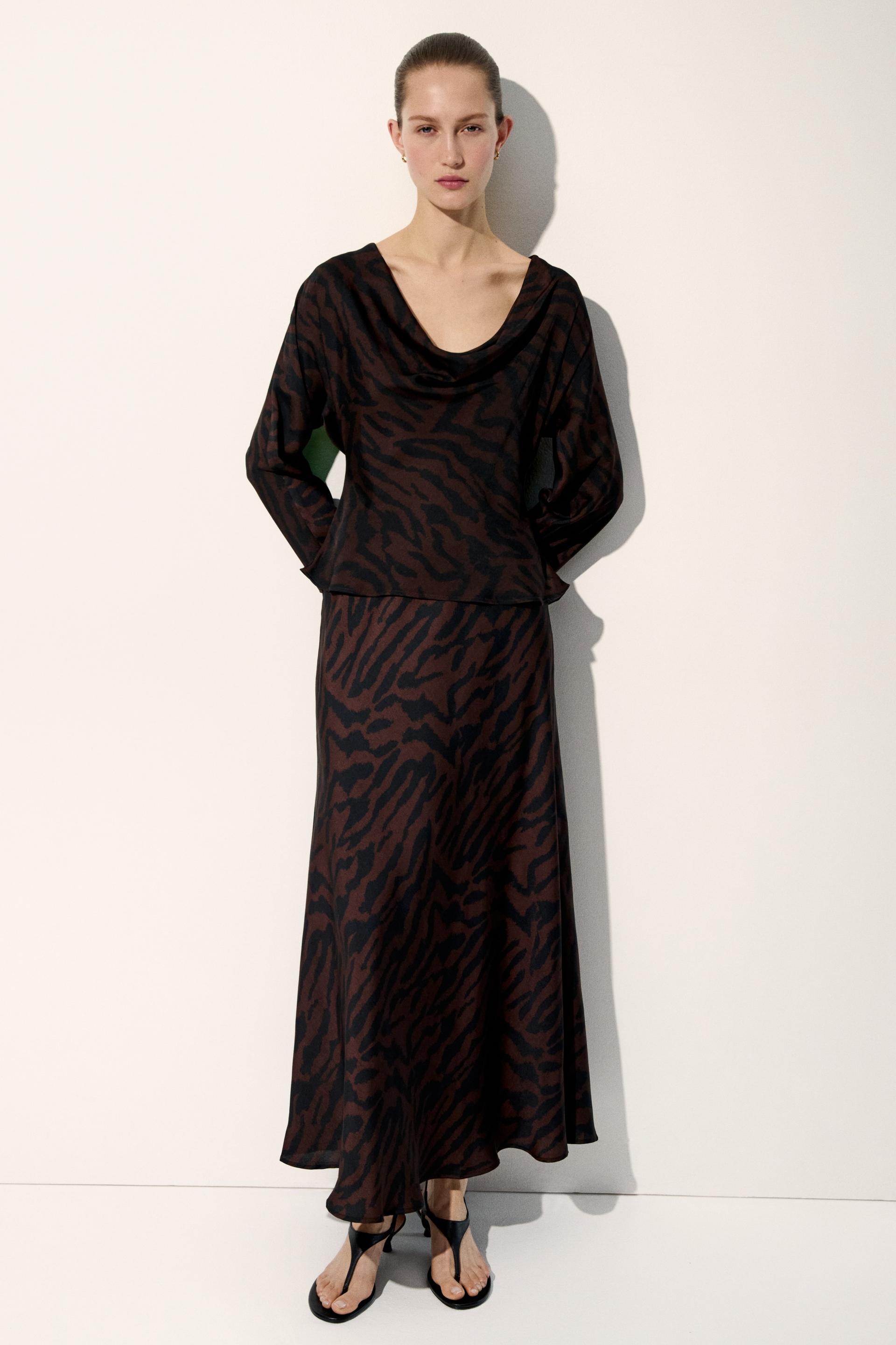 maxi slip skirt