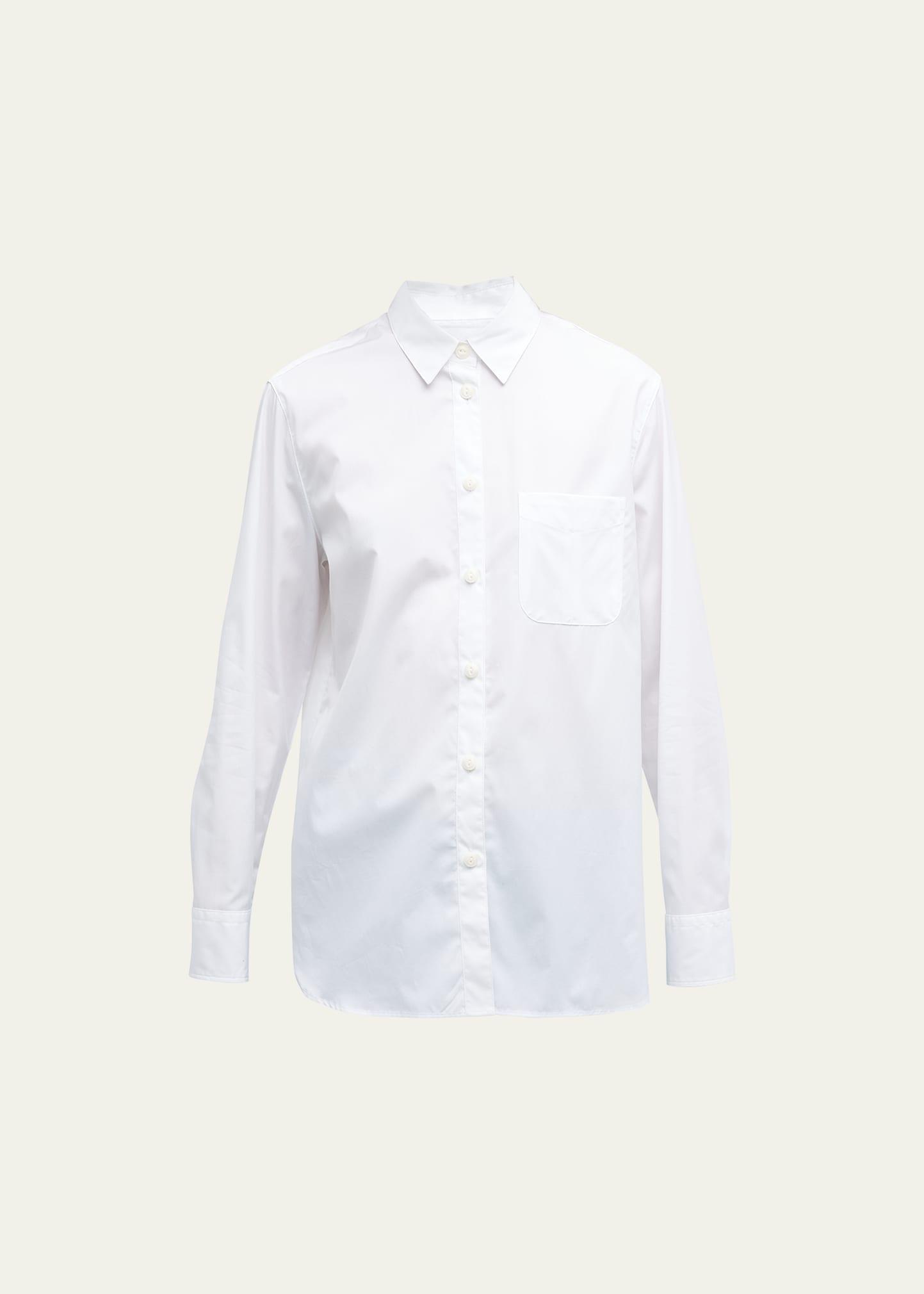 maxine classic button-front shirt