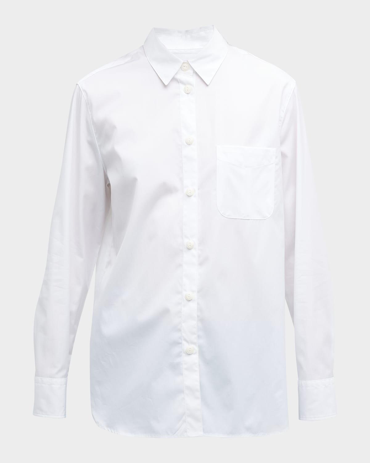 maxine classic button-front shirt
