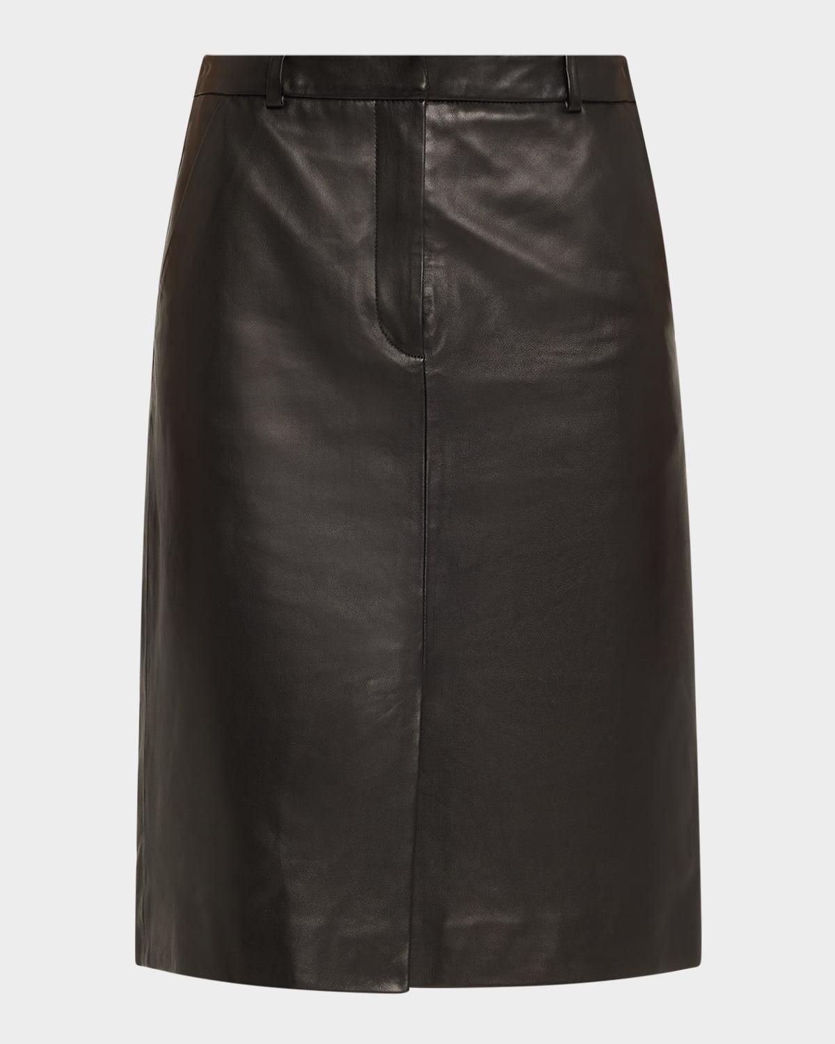maxine leather skirt