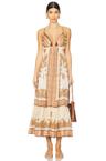 maxine plunge maxi dress