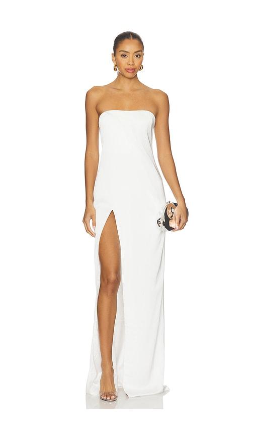 may mashiah nicola dress in white.