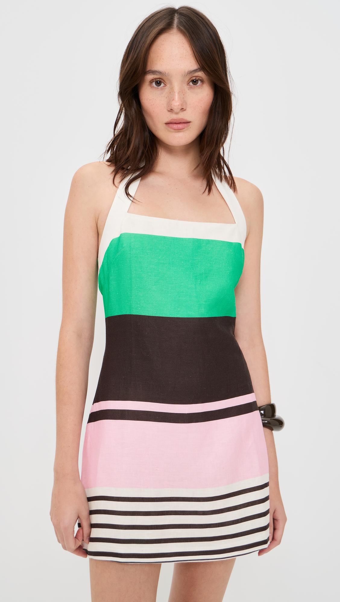 maya mini halter dress