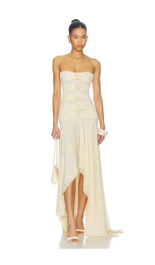 maygel coronel andi dress in lemon.