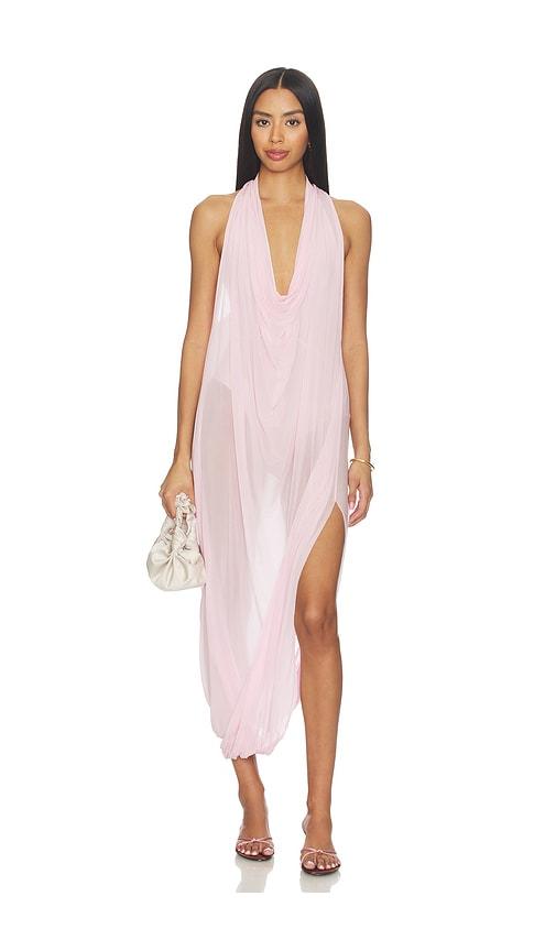 maygel coronel barãº dress in pink.