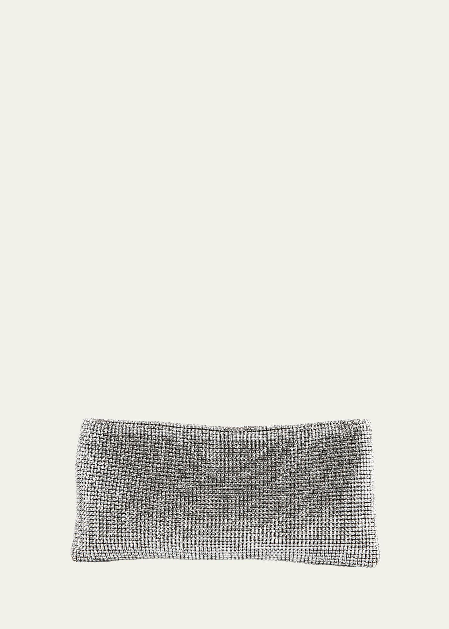 maykimay mesh crystal pouch clutch bag