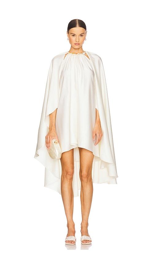 mayle vasquez alexander mini dress in ivory.