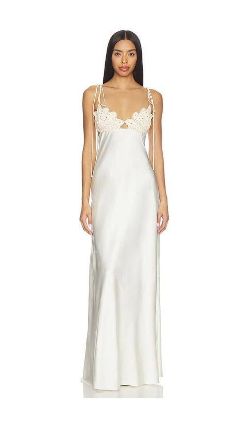 mayle vasquez concha dress in white.