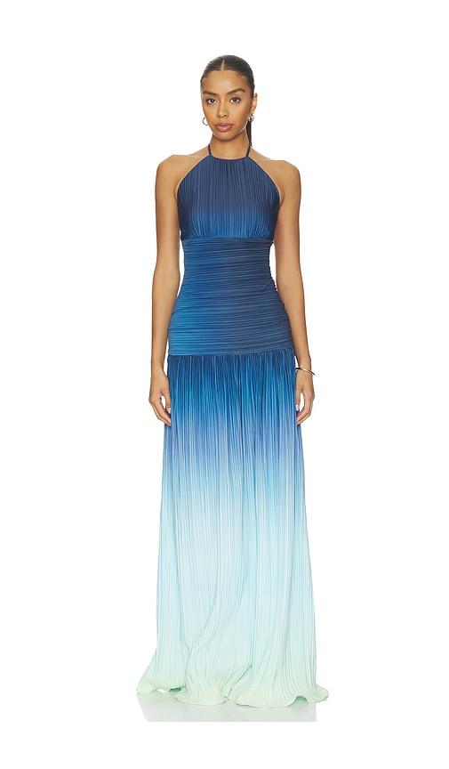 mayle vasquez sirena dress in blue.