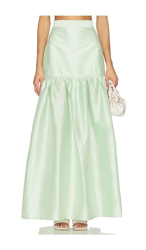 mayle vasquez tesoro skirt in green.