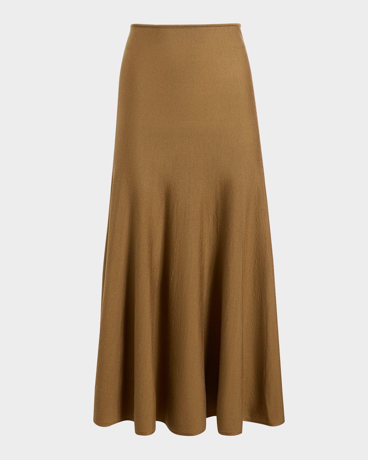 mayu knit maxi skirt