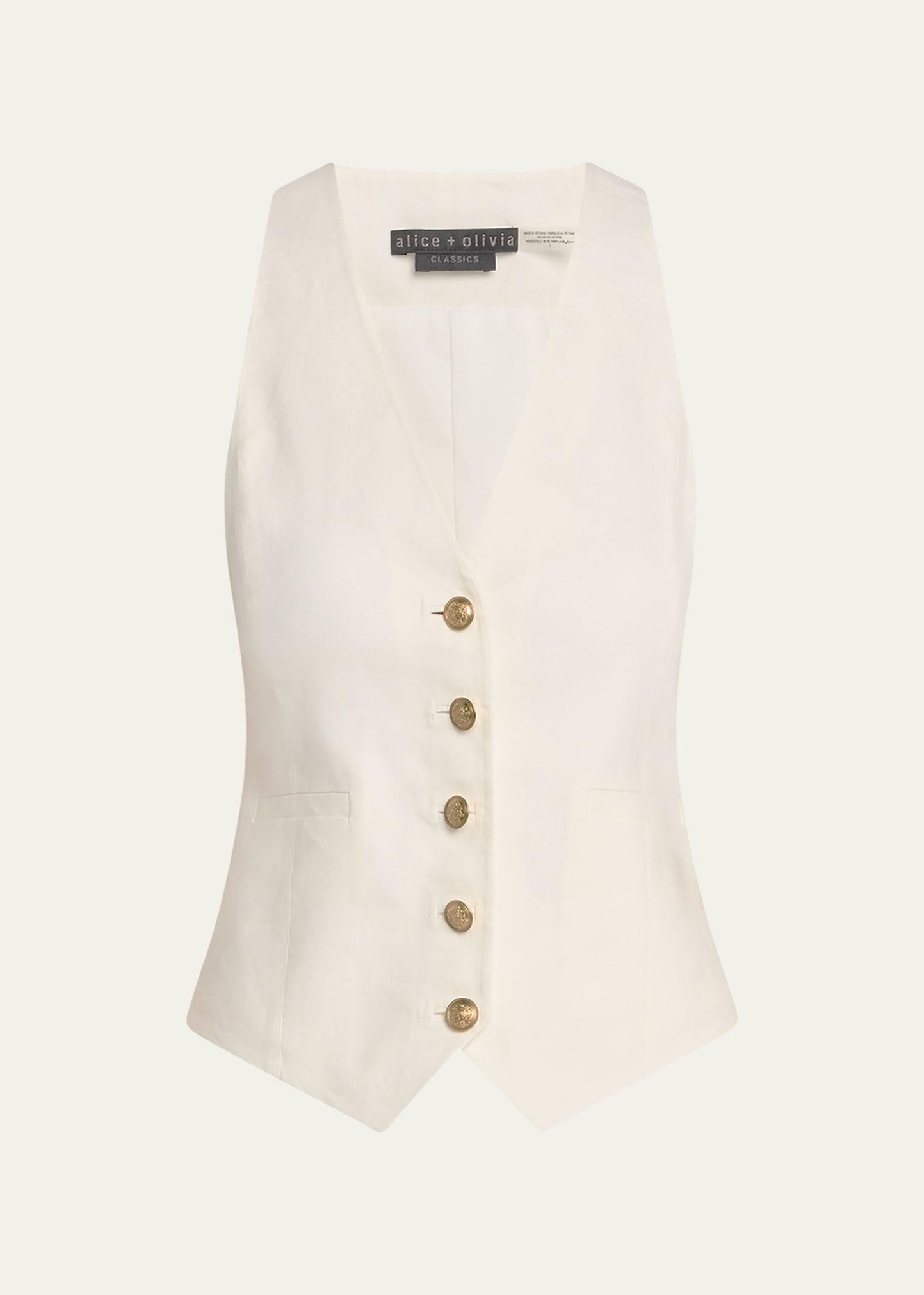 mazie deep v-neck vest