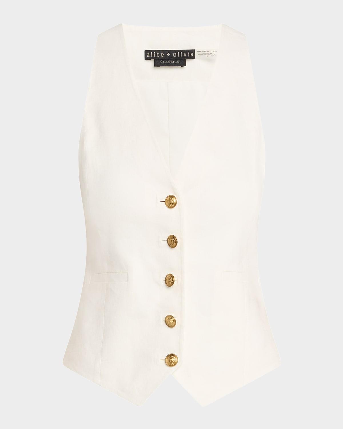 mazie deep v-neck vest