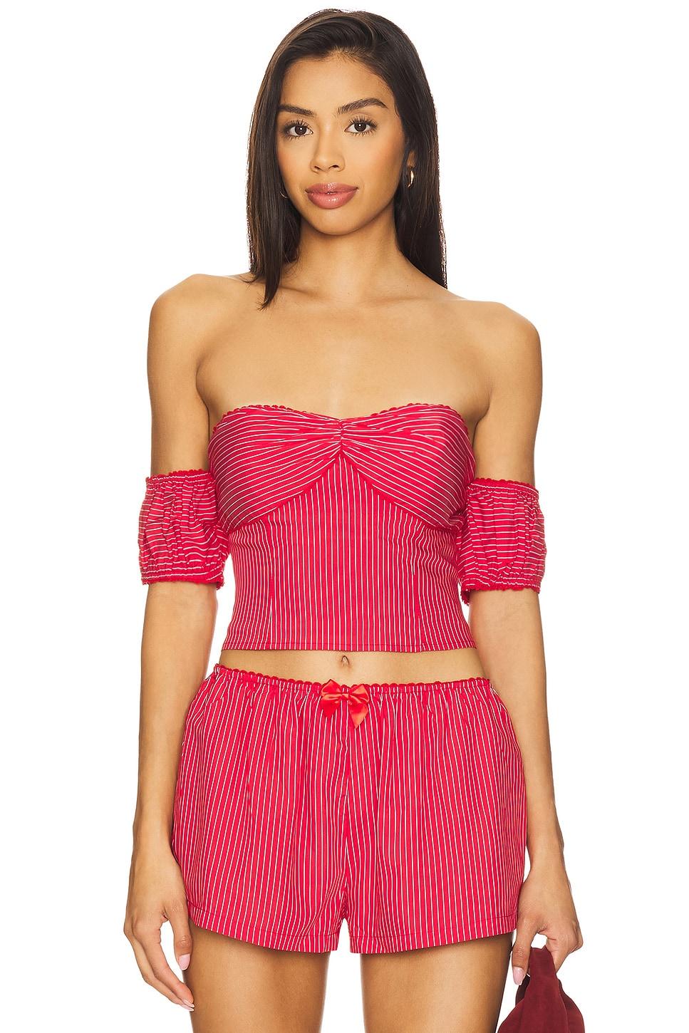 mazzie off shoulder top