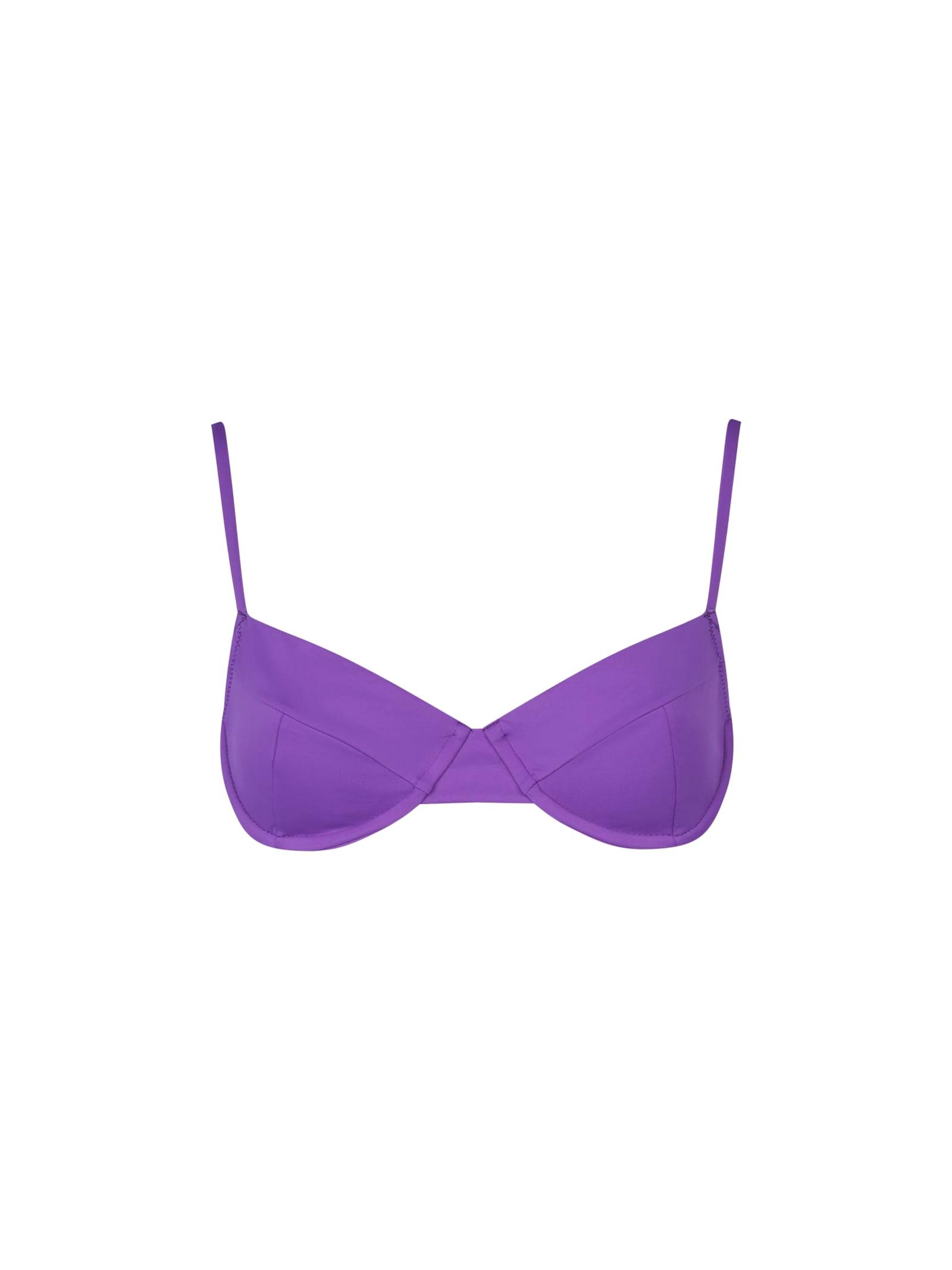 mc2 saint barth bea violet underwired bikini top