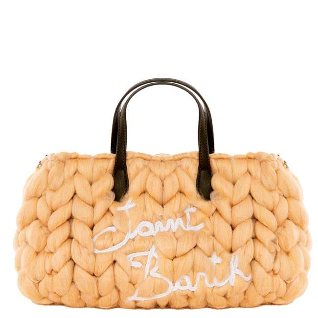 mc2 saint barth beige jumbo tricot vivian handbag