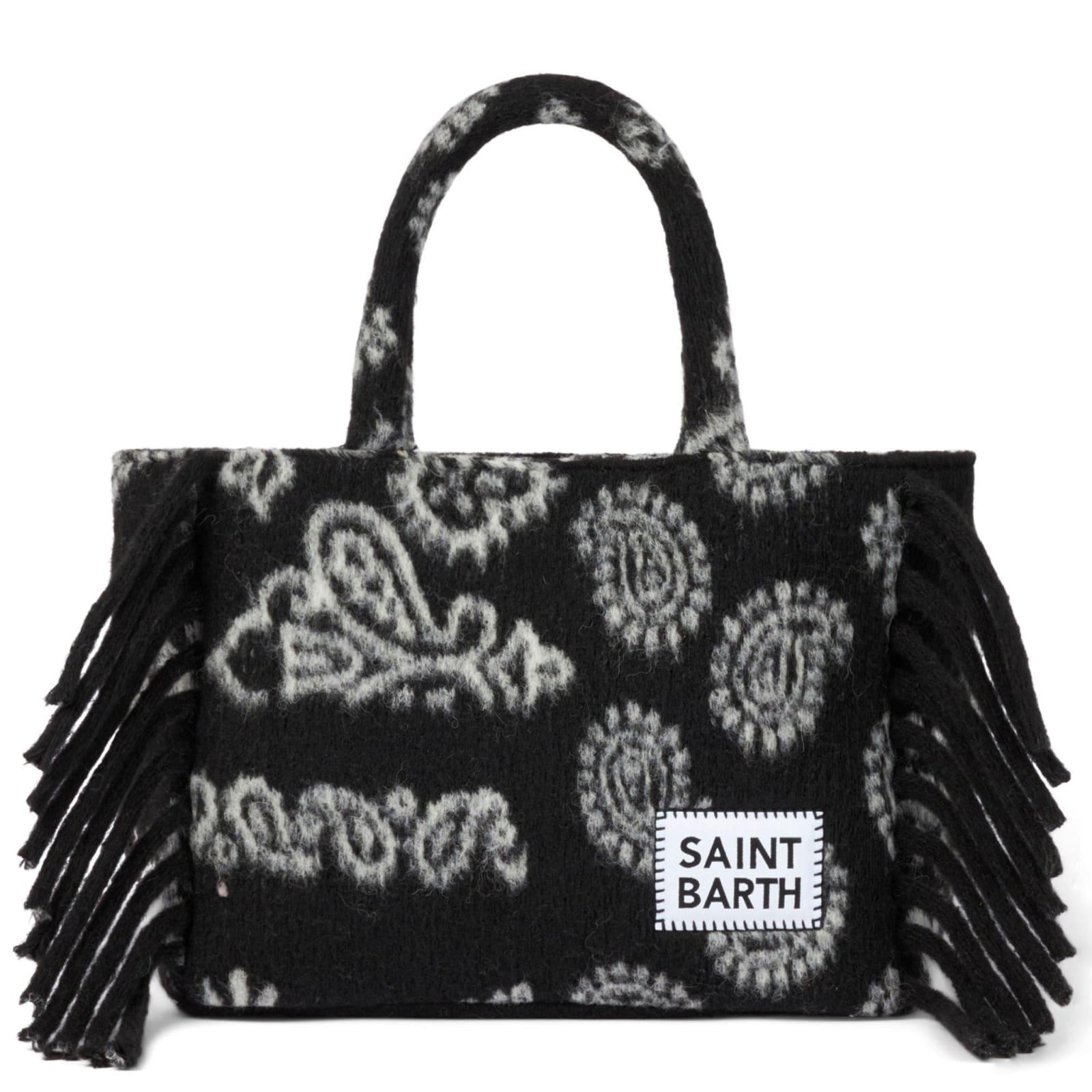 mc2 saint barth colette blanket handbag with bandanna print