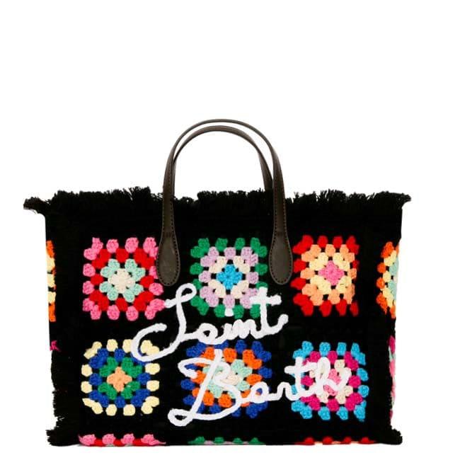 mc2 saint barth colette crochet tiles handbag