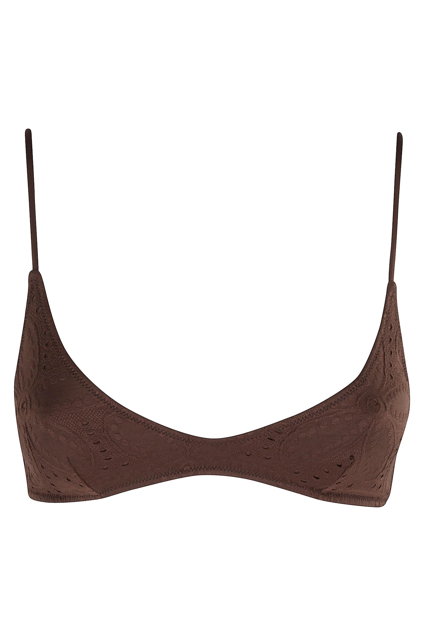 mc2 saint barth deep scoop bikini top with back