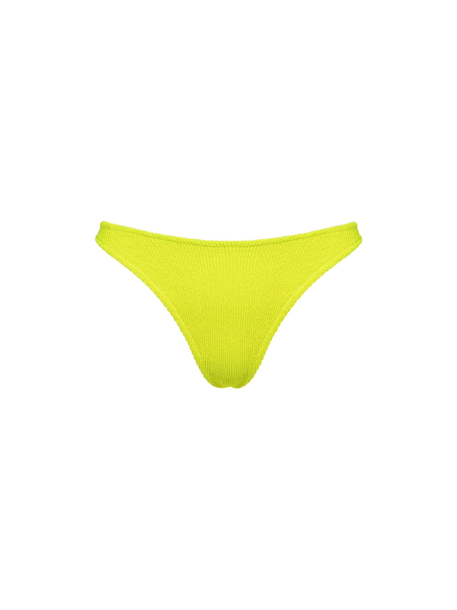 mc2 saint barth fluo yellow crinkle naomi cheeky swim briefs