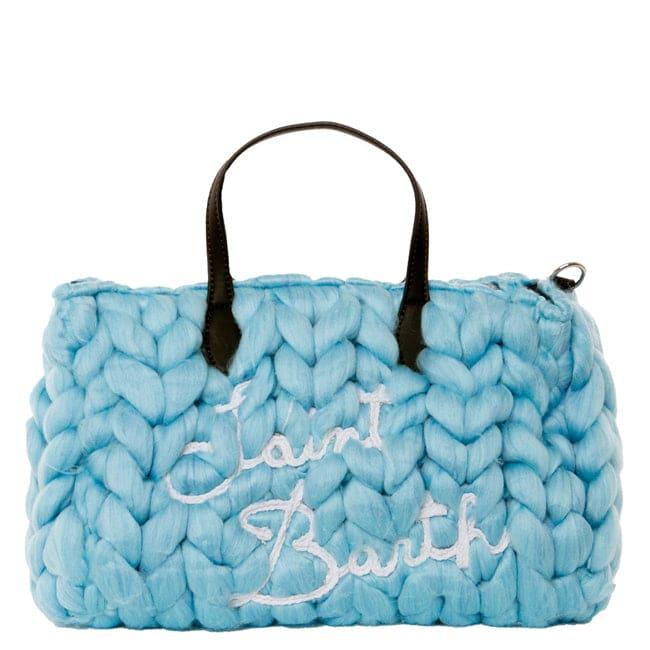 mc2 saint barth light blue jumbo tricot vivian handbag