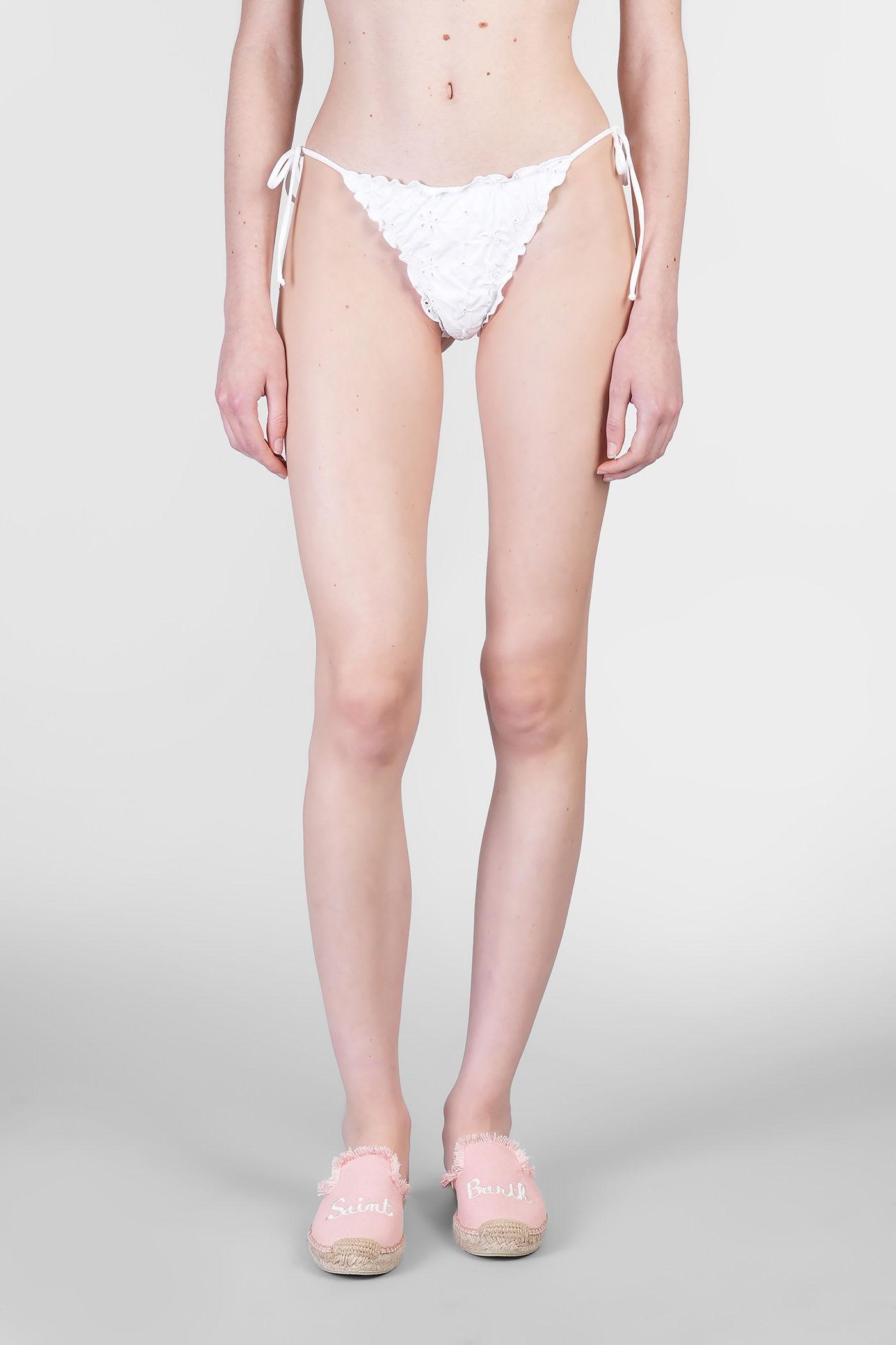 mc2 saint barth miami beachwear in white polyamide