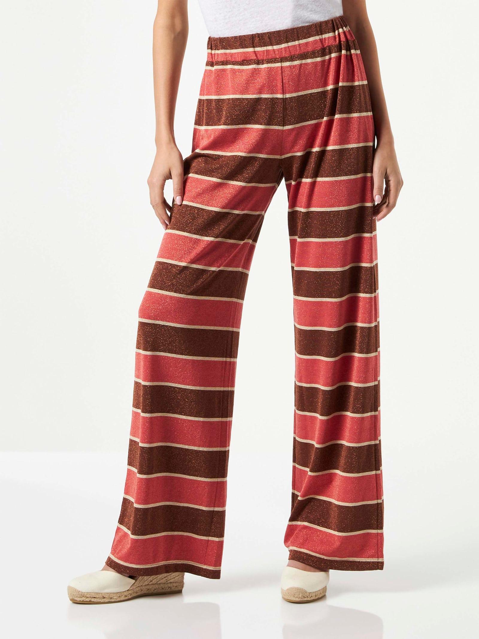 mc2 saint barth multicolor knitted palazzo pants