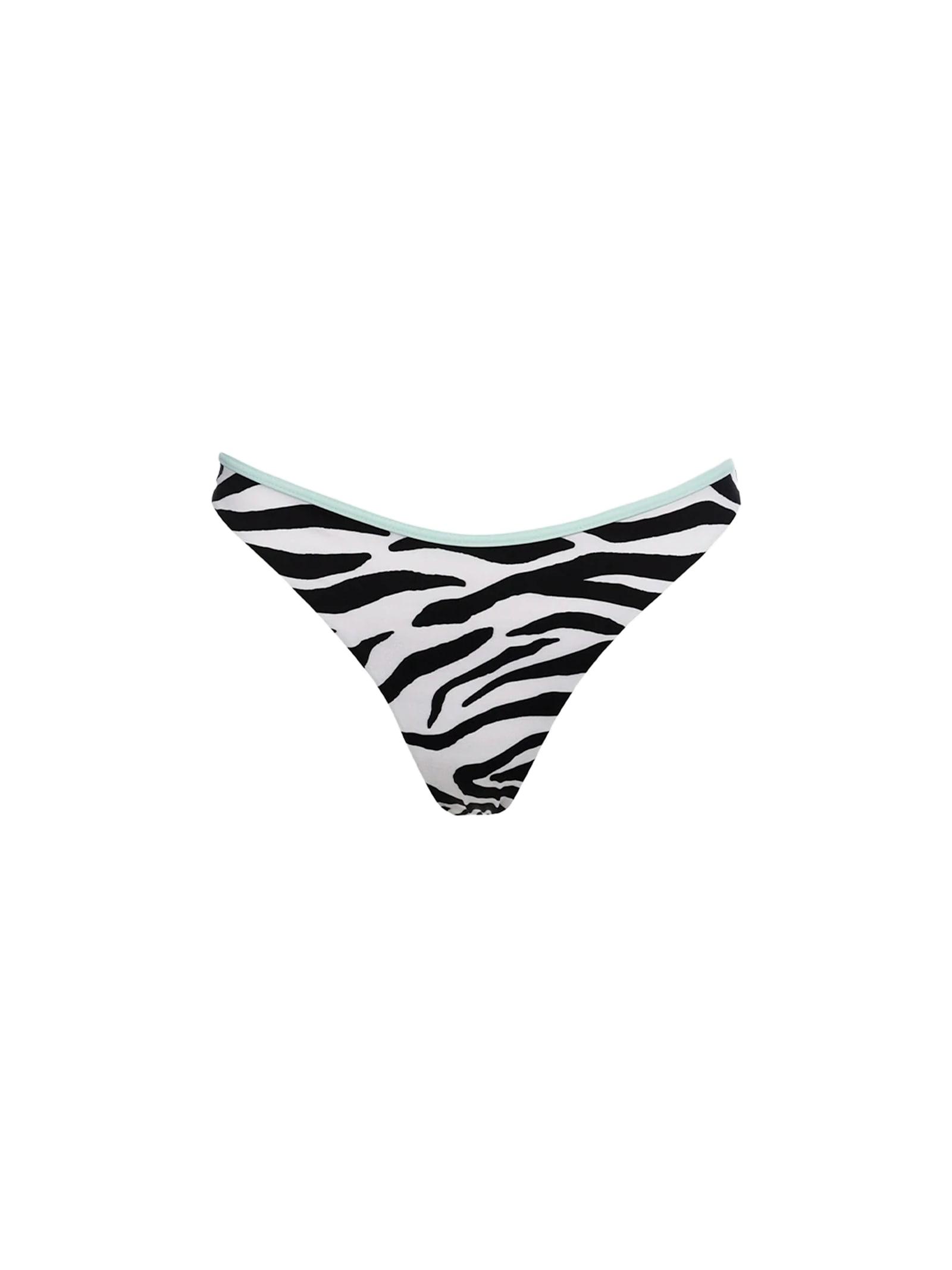 mc2 saint barth naomi string zebra print cheeky swim briefs