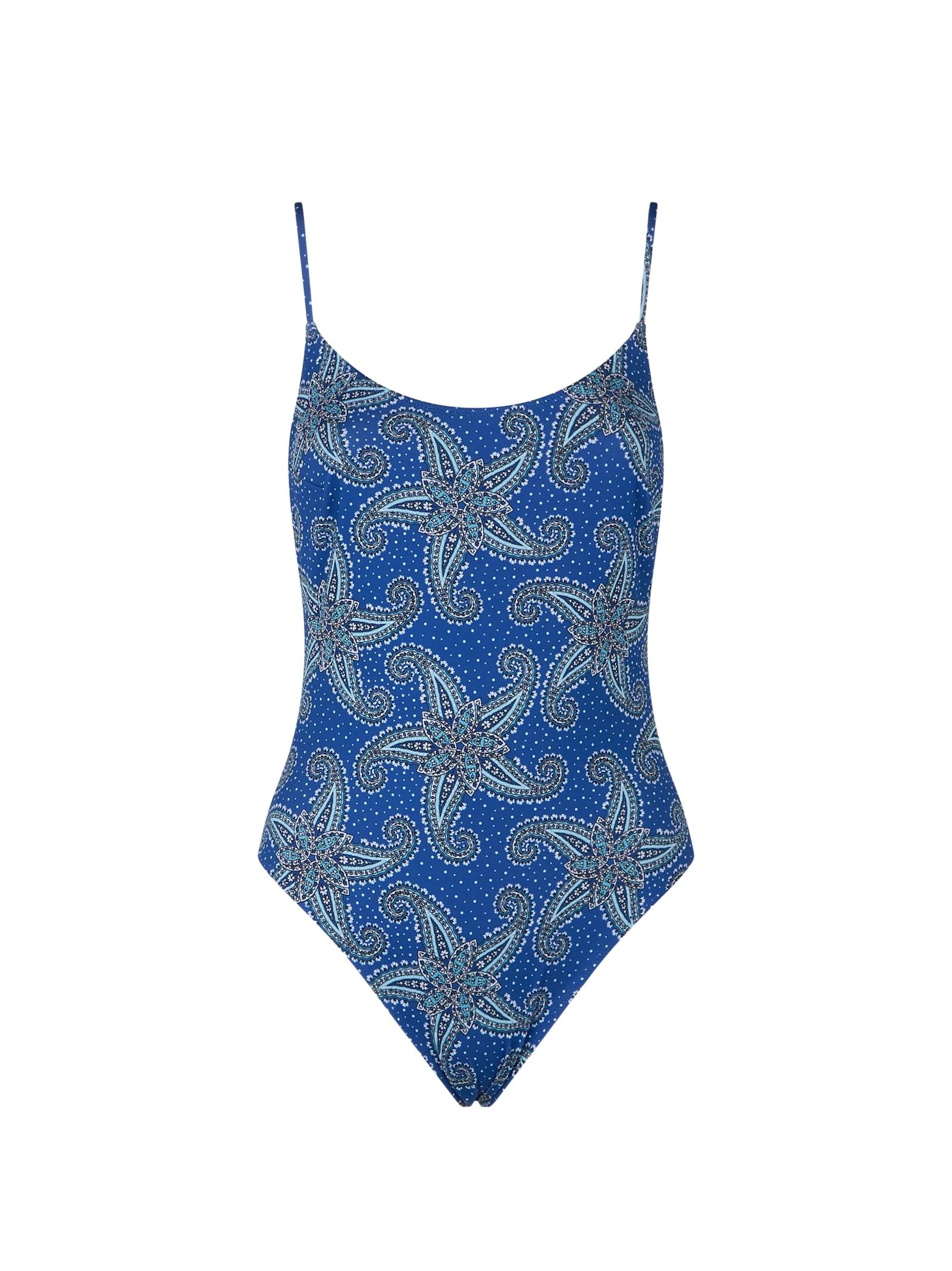 mc2 saint barth paisley star print one piece swimsuit