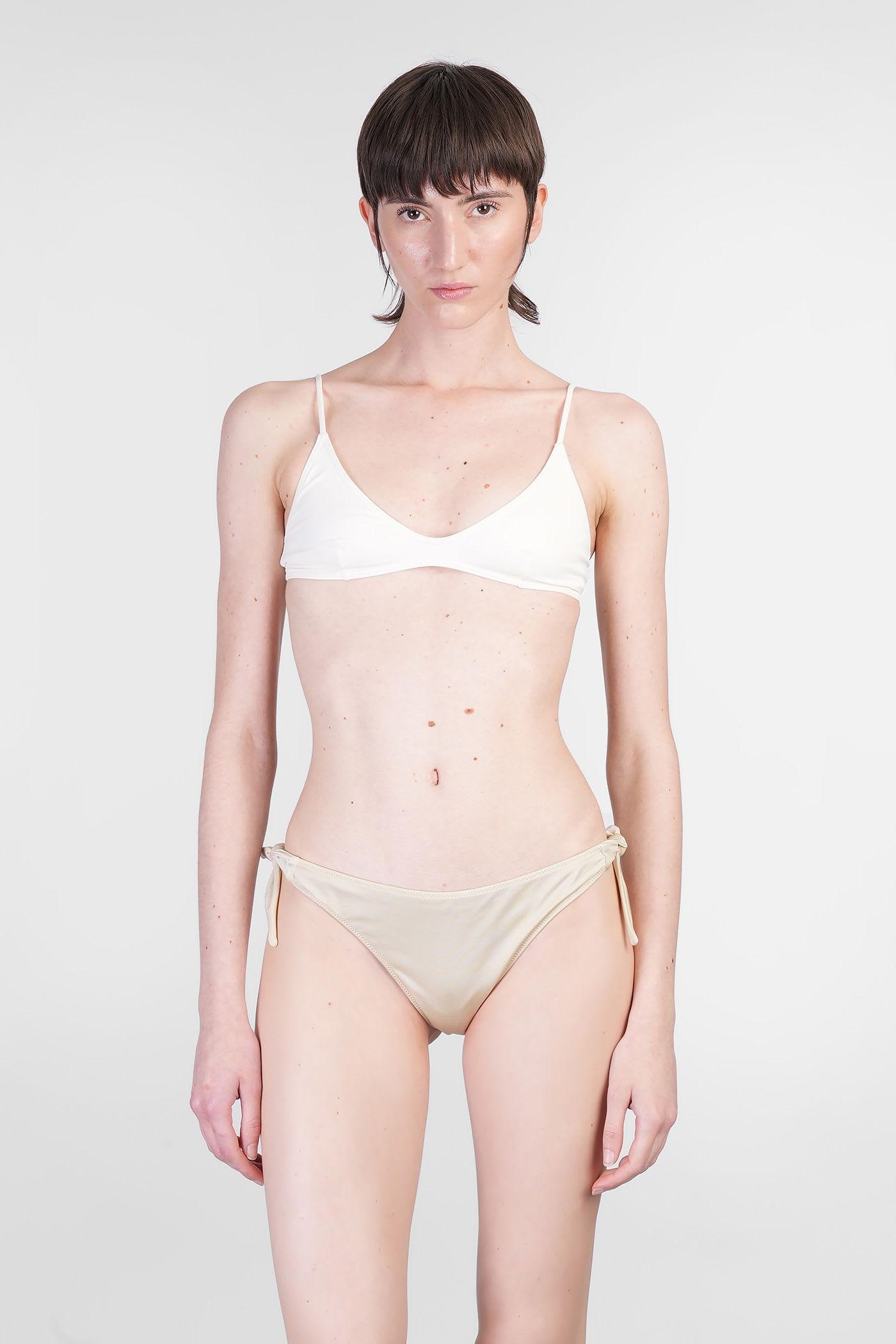 mc2 saint barth paloma beachwear in white polyamide