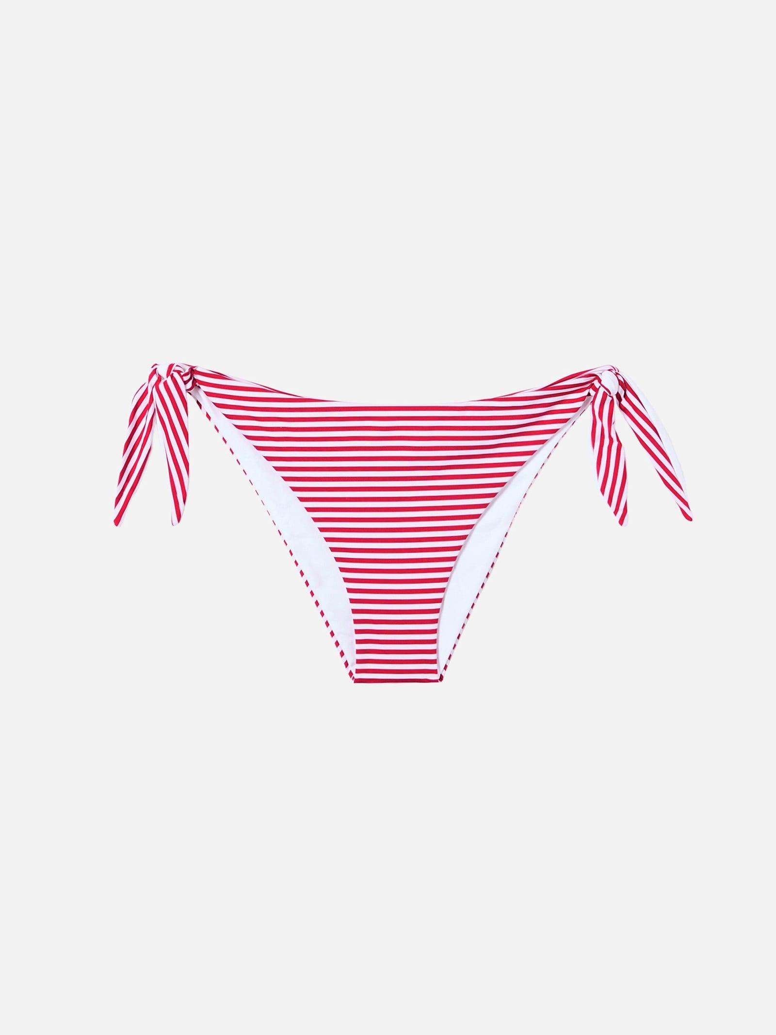 mc2 saint barth red striped swim briefs