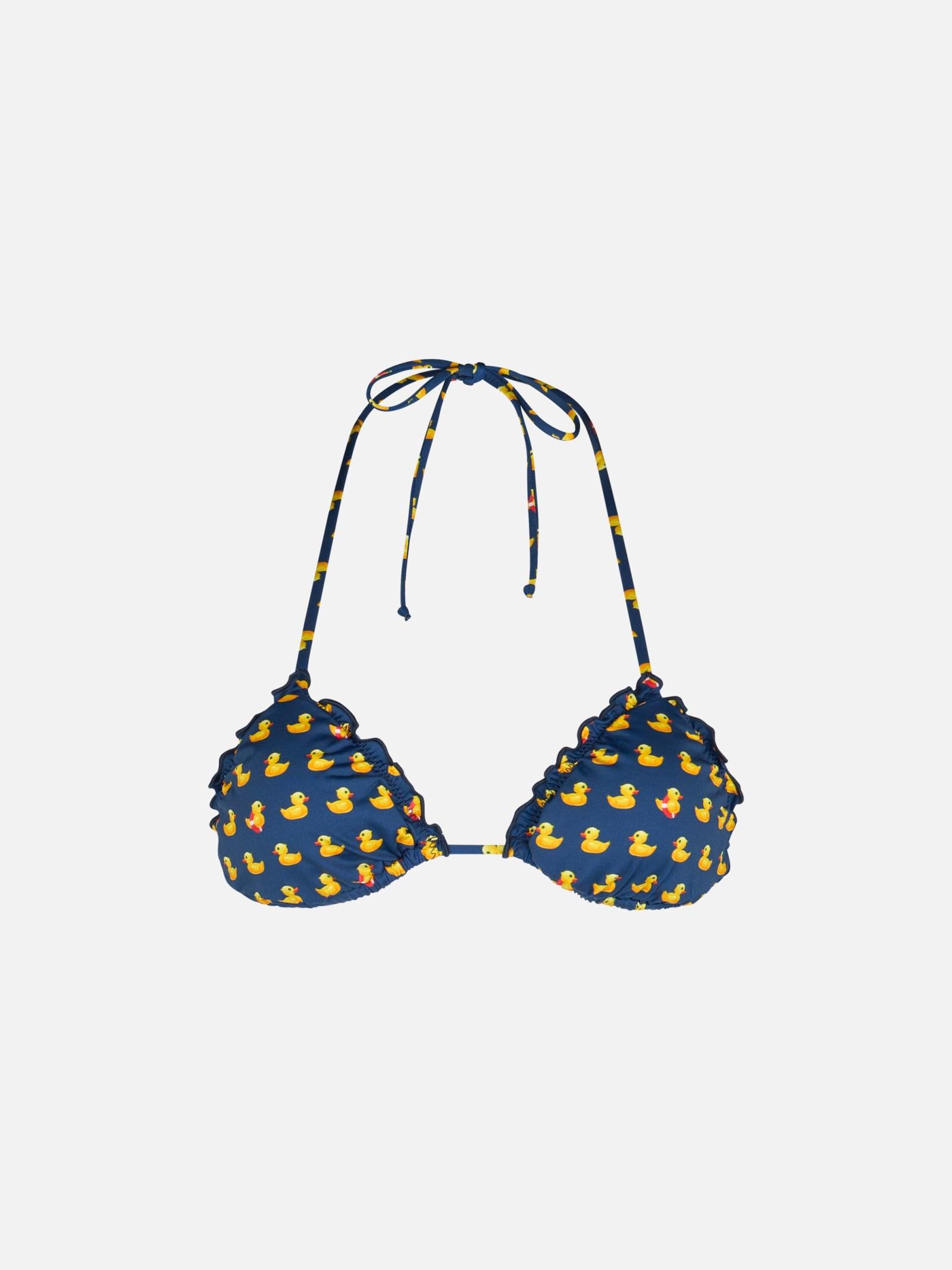 mc2 saint barth sagittarius ducky triangle bikini top